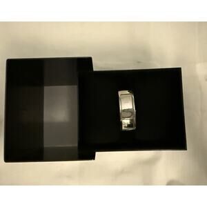 Ladies Authentic Calvin Klein Silver Watch Never Used Needs New Battery